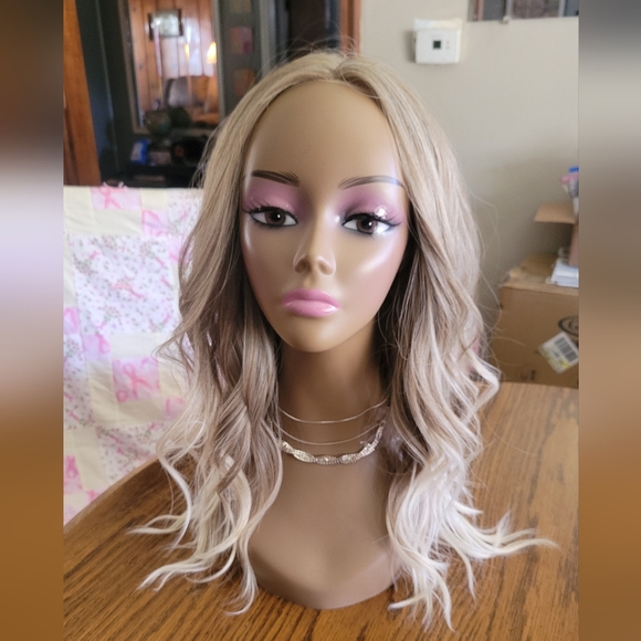 Rebel Gypsy Ombre Wig! Lacefront! Ash to Platinum Blonde 😍 - Picture 5 of 12
